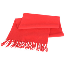 MJM Bologna Rød Halstørklæde i Lammeuld - 30X185