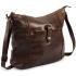 Pia Ries Brun Crossbody / Skuldertaske i Kalveskind - 8 L