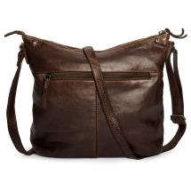 Pia Ries Brun Crossbody / Skuldertaske i Kalveskind - 8 L