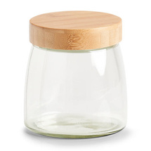 Zeller Present Opbevaringsglas med Bambuslåg - 1000 ml
