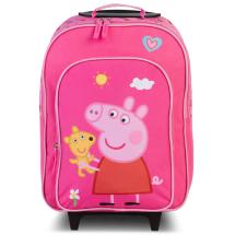 Fabrizio Pink Brnekuffert med Gurli Gris - 0,85 kg - 32 X 42 X 16/21 - 17 L