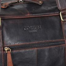Corium Rejsetaske i Brun Læder 24 L