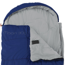 Easy Camp Moon 300 Blå Sovepose, Komfort 3 °C