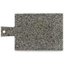 Zeller Present Granit Serveringsplade med Hndtag - 30X18X1 cm
