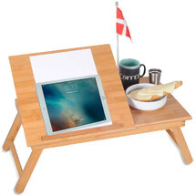 Zeller Present Sengebakke i Bambus - Støtte til iPad m.m.