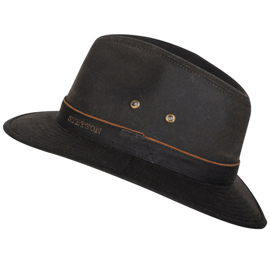 Brun Traveller Hat af Bomuld UPF 40+ -