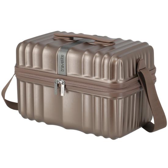 Travelite Paros Cappuccino Beautybox / Stor Toilettaske - 18 L