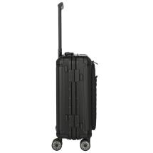 Travelite NEXT 2.0 Sort Aluminium Kabinekuffert 4Hjul -40X55X23 -41L - RECYCLED