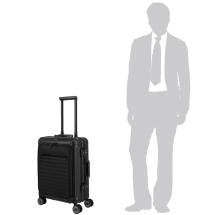 Travelite NEXT 2.0 Sort Aluminium Kabinekuffert 4Hjul -40X55X23 -41L - RECYCLED