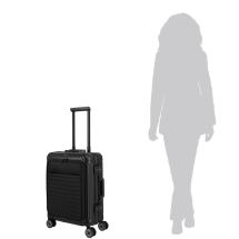 Travelite NEXT 2.0 Sort Aluminium Kabinekuffert 4Hjul -40X55X23 -41L - RECYCLED