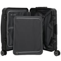 Travelite NEXT 2.0 Sort Aluminium Kabinekuffert 4Hjul -40X55X23 -41L - RECYCLED