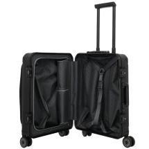 Travelite NEXT 2.0 Sort Aluminium Kabinekuffert 4Hjul -40X55X23 -41L - RECYCLED
