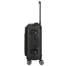 Travelite NEXT 2.0 Sort Aluminium Kabinekuffert 4Hjul -40X55X23 -41L - RECYCLED