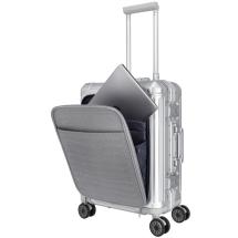Travelite Next Sølv Aluminium Kabinekuffert 4Hjul -40X55X23 -41L