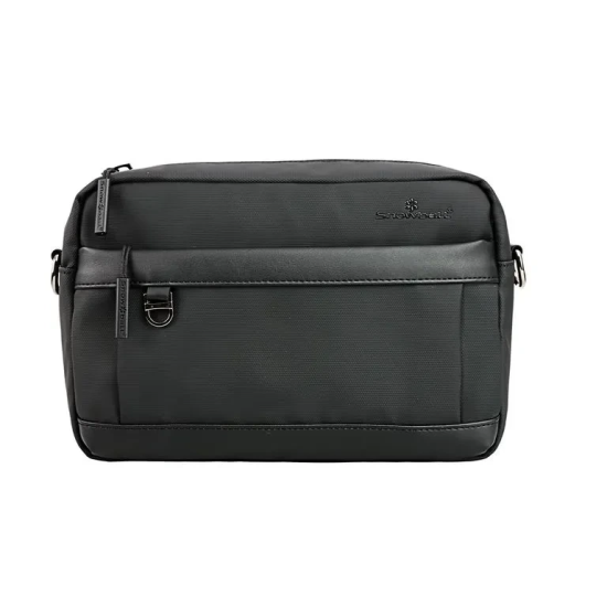 Snowball sort vandafvisende crossbody / skuldertaske 3,2 L