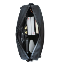 Snowball sort vandafvisende crossbody / skuldertaske 3,2 L