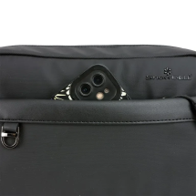 Snowball sort vandafvisende crossbody / skuldertaske 3,2 L