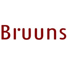 Bruuns Dobbelt Herre Hndledstaske i Sort Lder 1,3 L