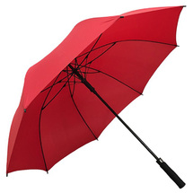 Smati Stor Rød Golf Paraply - Vindsikker - B: 130 cm - RECYCL