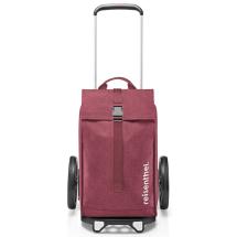Reisenthel Twist Maroon 2-i-1 Rolltop Shoppingtrolley / Citycruiser - 40 L - RECYCLED