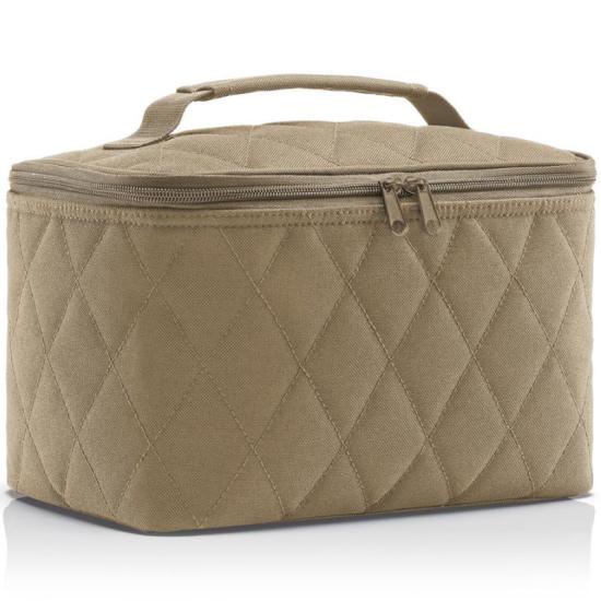 Reisenthel Rhombus Olive Beautyboks / Beautycase / Rejsetoilettaske - 4 L - RECYCLED