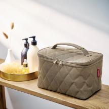 Reisenthel Rhombus Olive Beautyboks / Beautycase / Rejsetoilettaske - 4 L - RECYCLED