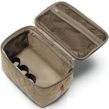 Reisenthel Rhombus Olive Beautyboks / Beautycase / Rejsetoilettaske - 4 L - RECYCLED