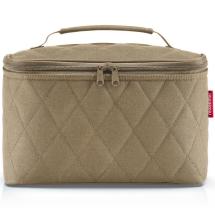 Reisenthel Rhombus Olive Beautyboks / Beautycase / Rejsetoilettaske - 4 L - RECYCLED