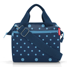 Reisenthel Mixed Dots Blue Allrounder Cross Taske - 4 L - RECYCLED