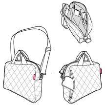 Reisenthel Rhombus Sort Notebook Bag Computertaske 8,5 L -RECYCL