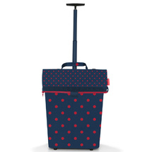 Reisenthel Mixed Dots Red Trolley M / Indkøbsvogn -43L - RECYCL