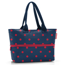Reisenthel Mixed Dots Red e1 Indkøbstaske 12-18 L - RECYCLED