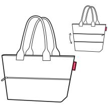 Reisenthel Twist Maroon e1 Indkbstaske 12-18L - RECYCLED