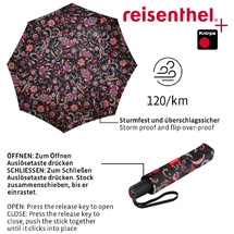 Reisenthel Paisley Duomatic Paraply Vindsikker B:97cm -RECYCL