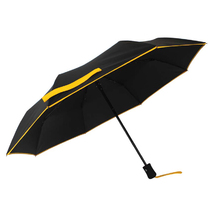 Smati Paraply m. Gule detaljer - Vindsikker - B: 105 cm - RECYCL