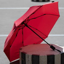 Smati Rød Paraply Vindsikker - B: 96 cm