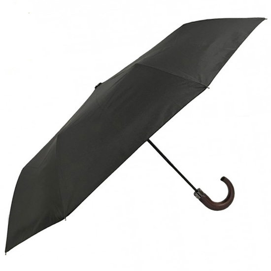 Smati Sort Paraply - Vindsikker - B: 97 cm - RECYCL