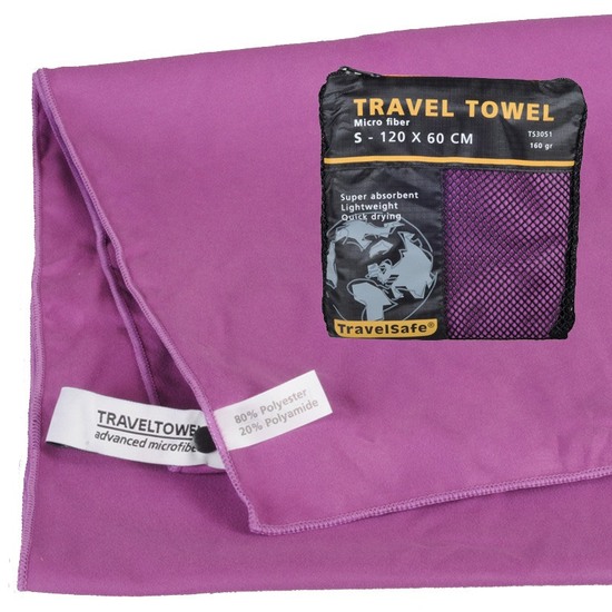 T.S. Purple Hurtigt tørrende Rejsehåndklæde 60 X 120 cm