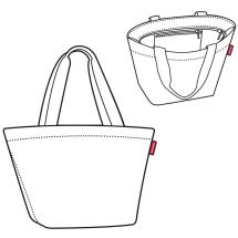 Reisenthel Twist Maroon Shopper / Indkbsnet M 15 L - RECYCL