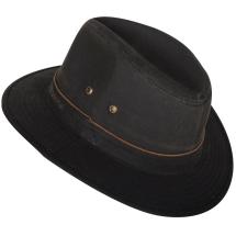 Stetson Brun Traveller Hat af Vokset Bomuld - UPF 40+