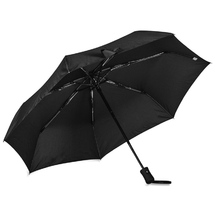 Smati Sort Paraply Vindsikker - B: 90 cm