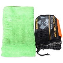 T.S. Grøn Hurtigt tørrende Badehåndklæde 70 X 135 cm